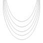 COLLANA MULTIFILO PIATTA DONNA AMEN ELEGANCE COLLANA MULTIFILO PIATTA DONNA AMEN ELEGANCE