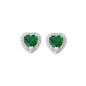 ORECCHINI CUORE DELL'OCEANO VERDE DONNA AMEN ORECCHINI CUORE DELL'OCEANO VERDE DONNA AMEN