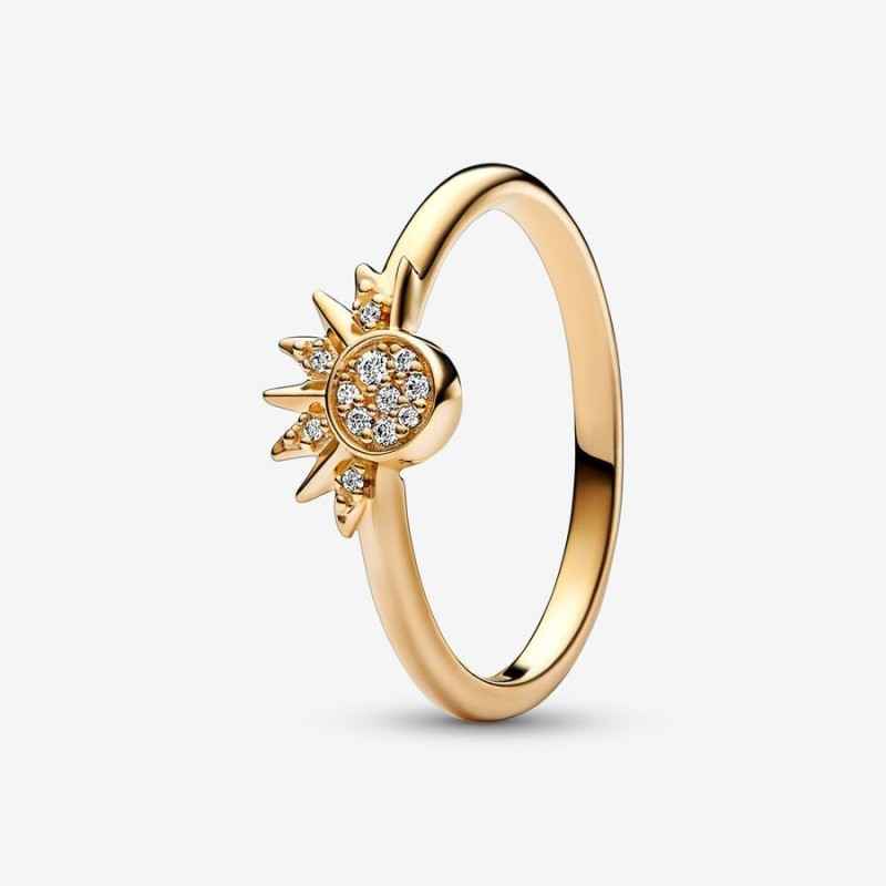 ANELLO SOLE LUMINOSO PVD ORO MIS.54 DONNA PANDORA ANELLO SOLE LUMINOSO PVD ORO MIS.54 DONNA PANDORA