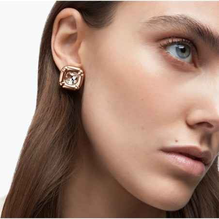 ORECCHINI A LOBO DULCIS ROSA DONNA SWAROVSKI 