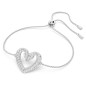 BRACCIALE CUORE CIGNO RODIO DONNA SWAROVSKI UNA BRACCIALE CUORE CIGNO RODIO DONNA SWAROVSKI UNA