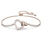 BRACCIALE LOVELY CUORE PLACCATO ORO ROSA DONNA SWAROVSKI BRACCIALE LOVELY CUORE PLACCATO ORO ROSA DONNA SWAROVSKI