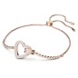 BRACCIALE LOVELY CUORE PLACCATO ORO ROSA DONNA SWAROVSKI BRACCIALE LOVELY CUORE PLACCATO ORO ROSA DONNA SWAROVSKI