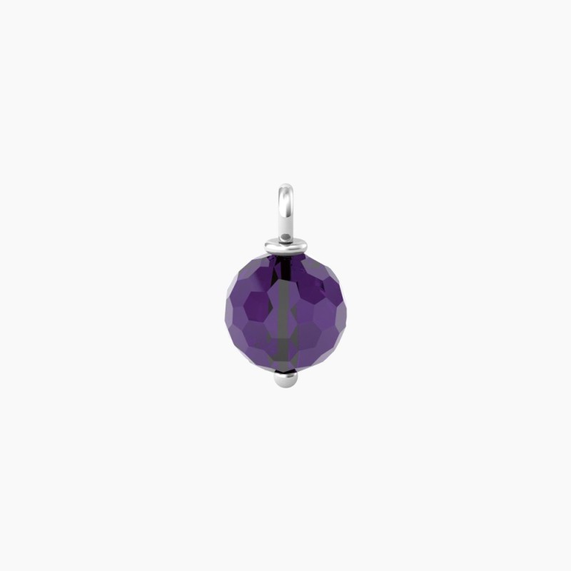 CIONDOLO TONDO QUARZO VIOLA DONNA KIDULT 