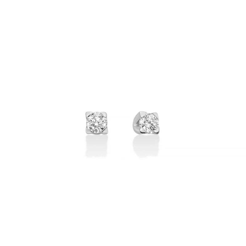 ORECCHINI PUNTI LUCE ORO BIANCO DONNA MILUNA I DIAMANTI ORECCHINI PUNTI LUCE ORO BIANCO DONNA MILUNA I DIAMANTI