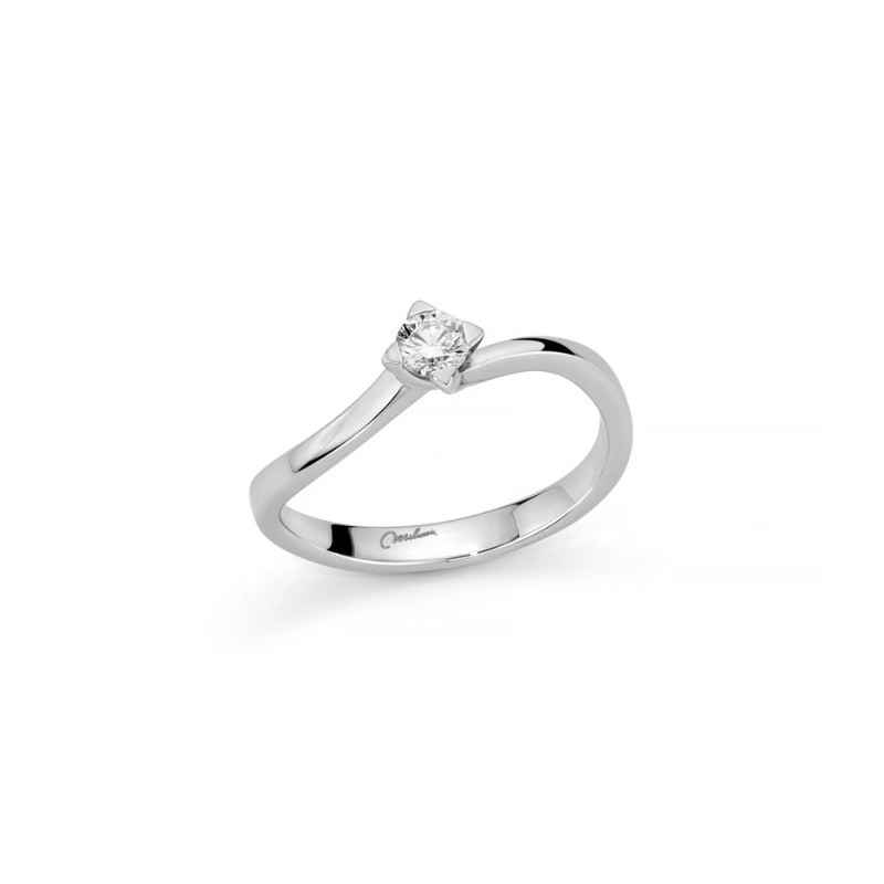 ANELLO SOLITARIO IN PLATINO DONNA MILUNA I DIAMANTI ANELLO SOLITARIO IN PLATINO DONNA MILUNA I DIAMANTI