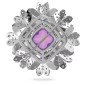 COLLANA PENDENTE E SPILLA FIORE ROSA DONNA SWAROVSKI COLLANA PENDENTE E SPILLA FIORE ROSA DONNA SWAROVSKI