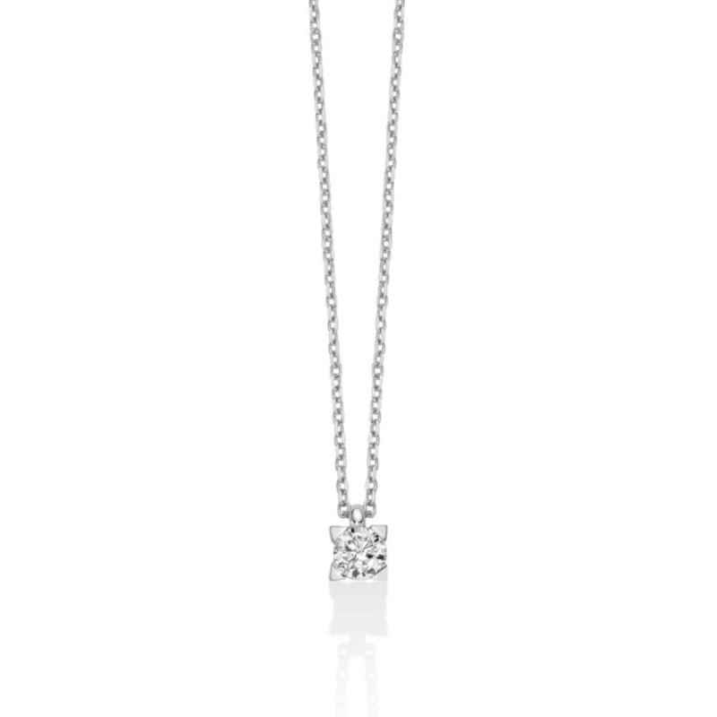 COLLANA IN PLATINO PUNTO LUCE DONNA MILUNA I DIAMANTI COLLANA IN PLATINO PUNTO LUCE DONNA MILUNA I DIAMANTI