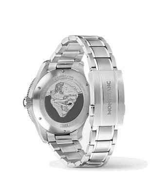 OROLOGIO 1858 ICE SEA AUTOMATIC DATE BLU UOMO MONTBLANC 