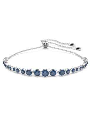 BRACCIALE EMILY BLU PLACCATO RODIO DONNA SWAROVSKI  5663394 SWAROVSKI