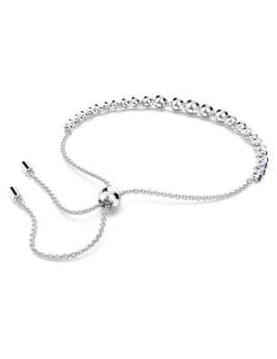 BRACCIALE EMILY BLU PLACCATO RODIO DONNA SWAROVSKI  5663394 SWAROVSKI
