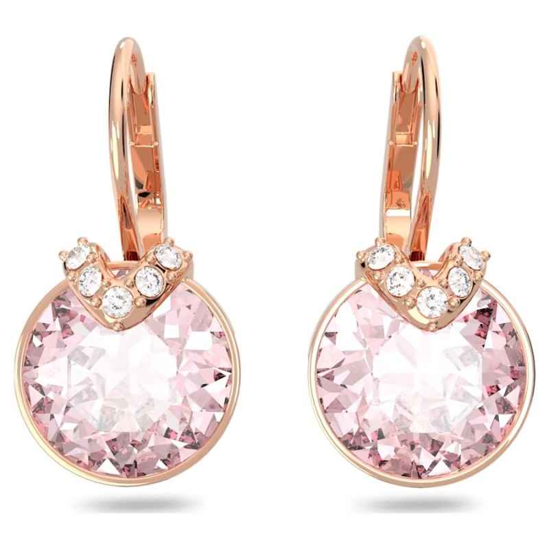 ORECCHINI PENDENTI ROSA TAGLIO TONDO DONNA SWAROVSKI ORECCHINI PENDENTI ROSA TAGLIO TONDO DONNA SWAROVSKI