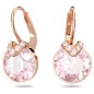 ORECCHINI PENDENTI ROSA TAGLIO TONDO DONNA SWAROVSKI ORECCHINI PENDENTI ROSA TAGLIO TONDO DONNA SWAROVSKI