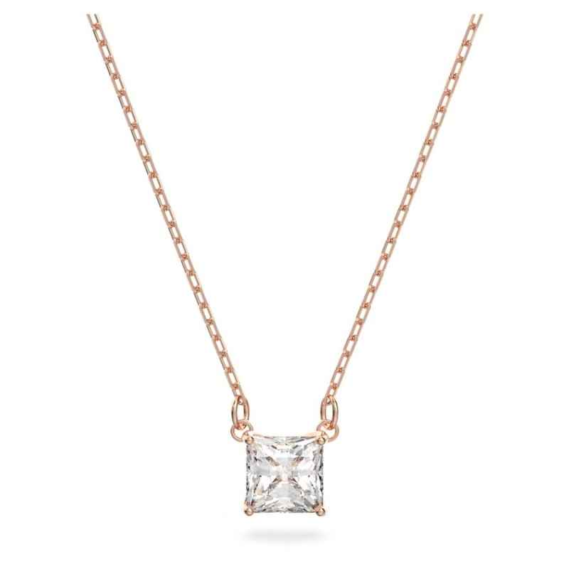 COLLANA ATTRACT TAGLIO SQUADRATO BIANCO DONNA SWAROVSKI COLLANA ATTRACT TAGLIO SQUADRATO BIANCO DONNA SWAROVSKI