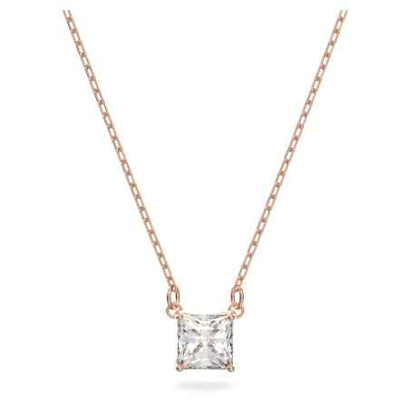 COLLANA ATTRACT TAGLIO SQUADRATO BIANCO DONNA SWAROVSKI  5510698 SWAROVSKI