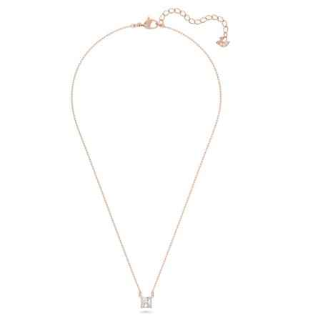 COLLANA ATTRACT TAGLIO SQUADRATO BIANCO DONNA SWAROVSKI 