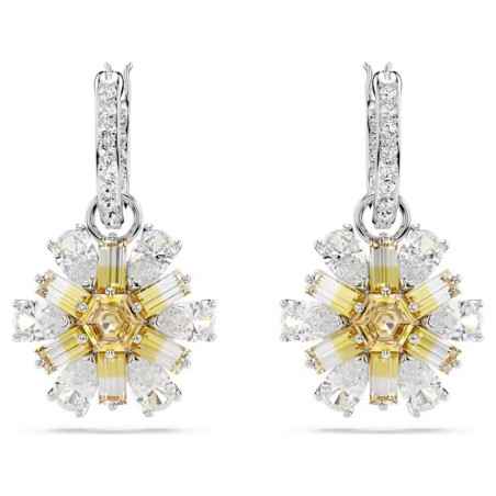 ORECCHINI PENDENTI IDYLLIA FIORE GIALLI SWAROVSKI 5683243 SWAROVSKI