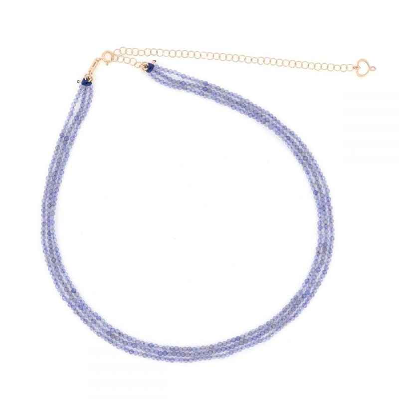COLLANA 3 FILI TANZANITE DONNA MAMAN ET SOPHIE DROPS COLLANA 3 FILI TANZANITE DONNA MAMAN ET SOPHIE DROPS