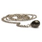 COLLANA ONICE NERO 90CM DONNA TROLLBEADS COLLANA ONICE NERO 90CM DONNA TROLLBEADS