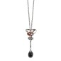 COLLANA ONICE NERO 90CM DONNA TROLLBEADS COLLANA ONICE NERO 90CM DONNA TROLLBEADS