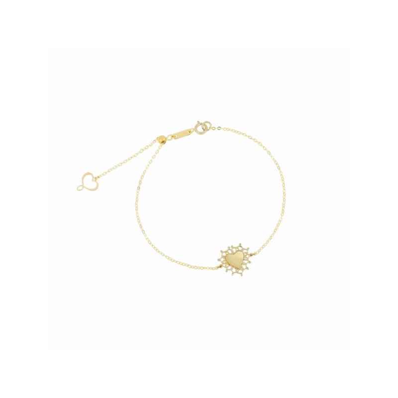 BRACCIALE ORO 18KT CUORE SACRO MAMAN ET SOPHIE BRACCIALE ORO 18KT CUORE SACRO MAMAN ET SOPHIE