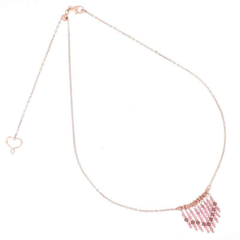 GIROCOLLO PIETRE ROSA E ROSSE PENDENTI MAMAN ET SOPHIE GIROCOLLO PIETRE ROSA E ROSSE PENDENTI MAMAN ET SOPHIE