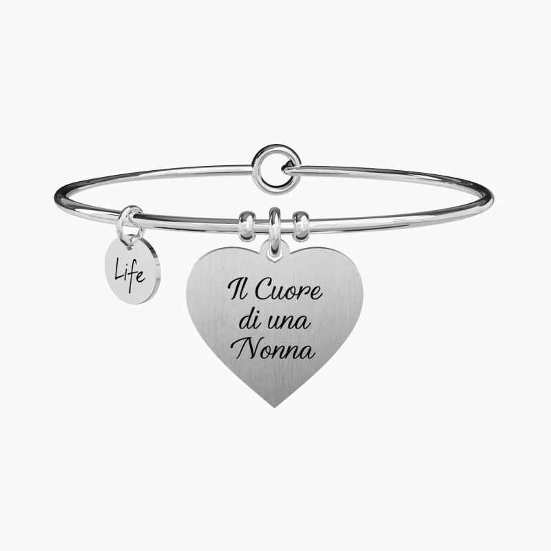 BRACCIALE CUORE NONNA DONNA KIDULT FAMILY BRACCIALE CUORE NONNA DONNA KIDULT FAMILY