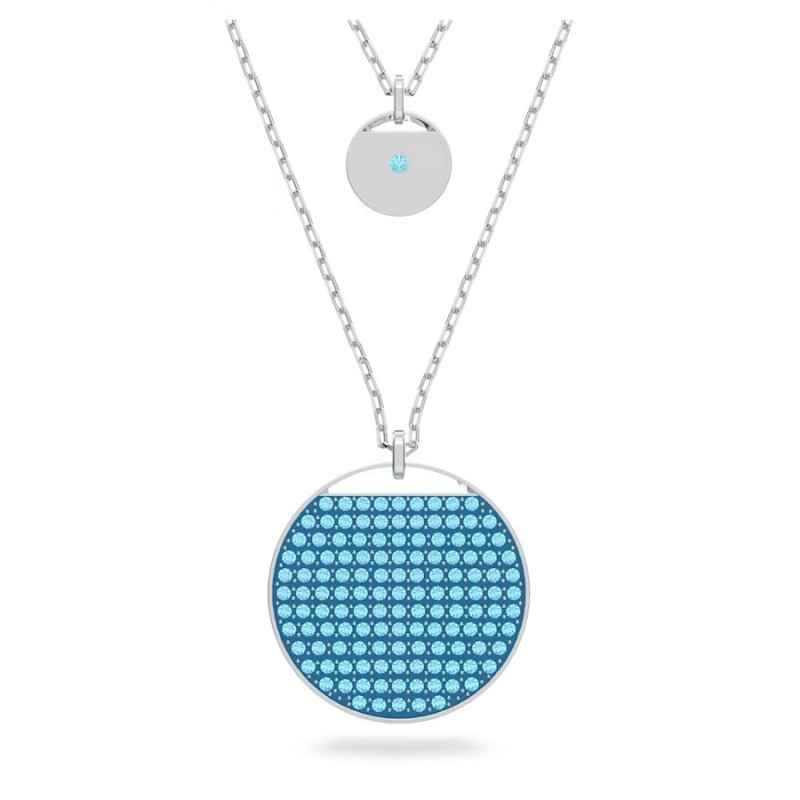 COLLANA PENDENTE BLU DONNA SWAROVSKI GINGER COLLANA PENDENTE BLU DONNA SWAROVSKI GINGER