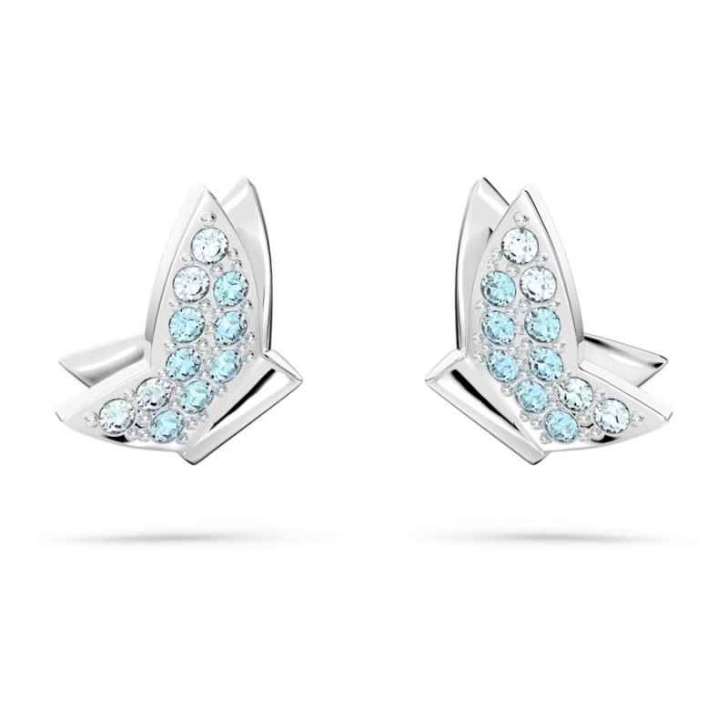 ORECCHINI FARFALLA BLU DONNA SWAROVSKI LILIA ORECCHINI FARFALLA BLU DONNA SWAROVSKI LILIA