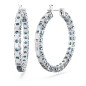 ORECCHINI A CERCHIO MATRIX BLU DONNA SWAROVSKI ORECCHINI A CERCHIO MATRIX BLU DONNA SWAROVSKI