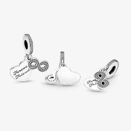 CHARM PENDENTE PENDENTE AMICHE PER SEMPRE DONNA PANDORA 