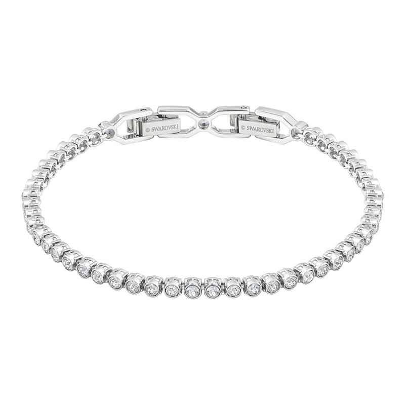 BRACCIALE EMILY TAGLIO TONDO BIANCO DONNA SWAROVSKI BRACCIALE EMILY TAGLIO TONDO BIANCO DONNA SWAROVSKI