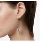 ORECCHINI PENDENTI LUNGHI ORO ROSA SWAROVSKI