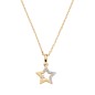 COLLANA DORATA STELLA CON ZIRCONI DONNA AMEN COLLANA DORATA STELLA CON ZIRCONI DONNA AMEN