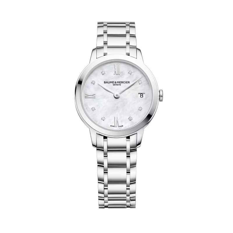 OROLOGIO MADREPERLA E DIAMANTI DONNA BAUME & MERCIER CLASSIMA OROLOGIO MADREPERLA E DIAMANTI DONNA BAUME & MERCIER CLASSIMA