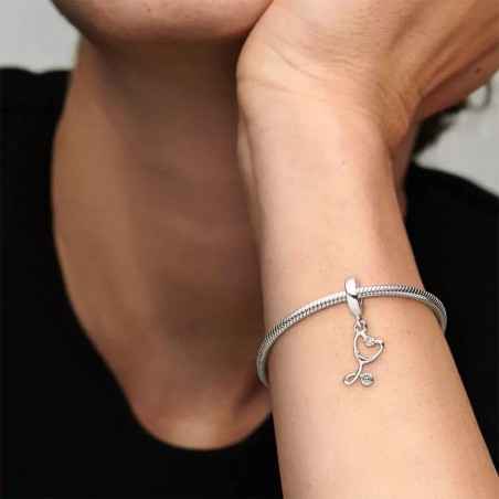 CHARM PENDENTE STETOSCOPIO CUORE DONNA PANDORA 
