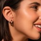 ORECCHINI HOOPS OTTAGONO CON ZIRCONI RUE DES MILLE ORECCHINI HOOPS OTTAGONO CON ZIRCONI RUE DES MILLE