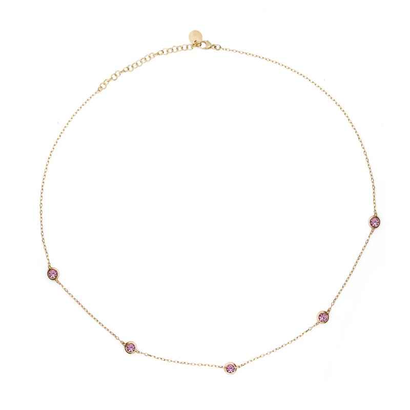 COLLANA CON CASTONI PINK DONNA RUE DES MILLE COLLANA CON CASTONI PINK DONNA RUE DES MILLE
