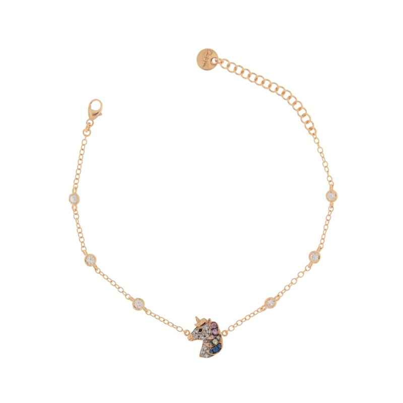 BRACCIALE ZIRCONI E UNICORNO CENTRALE DONNA RUE DES MILLE BRACCIALE ZIRCONI E UNICORNO CENTRALE DONNA RUE DES MILLE