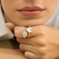 ANELLO CERCHIO PAVE' E CERCHIO PICCOLO DONNA RUE DES MILLE ANELLO CERCHIO PAVE' E CERCHIO PICCOLO DONNA RUE DES MILLE