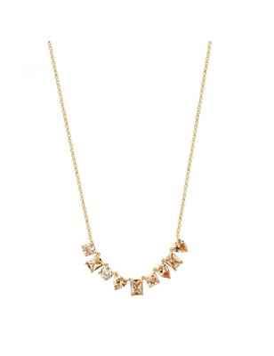 COLLANA CORTA GEMA ZIRCONI CHAMPAGNE DONNA ROSATO  RZGE03 ROSATO