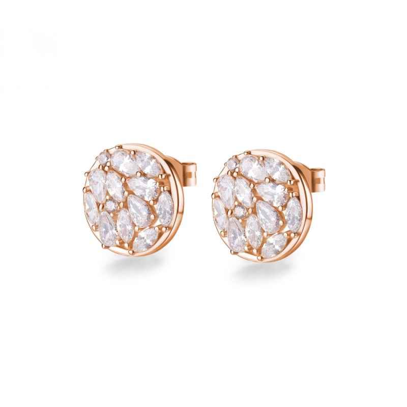 ORECCHINI LOBO PLACCATO ORO ROSA DONNA ROSATO 
