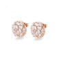 ORECCHINI LOBO PLACCATO ORO ROSA DONNA ROSATO 