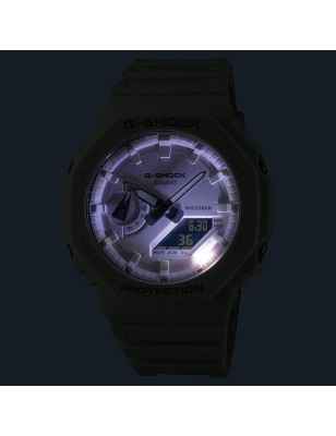 OROLOGIO BIANCO TONE ON TONE UOMO CASIO G-SHOCK GA-2100-7A7ER CASIO