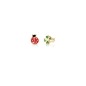 ORECCHINI FORTUNA COCCINELLA QUADRIFOGLIO PRIMEGIOIE LE BEBE' ORECCHINI FORTUNA COCCINELLA QUADRIFOGLIO PRIMEGIOIE LE BEBE'
