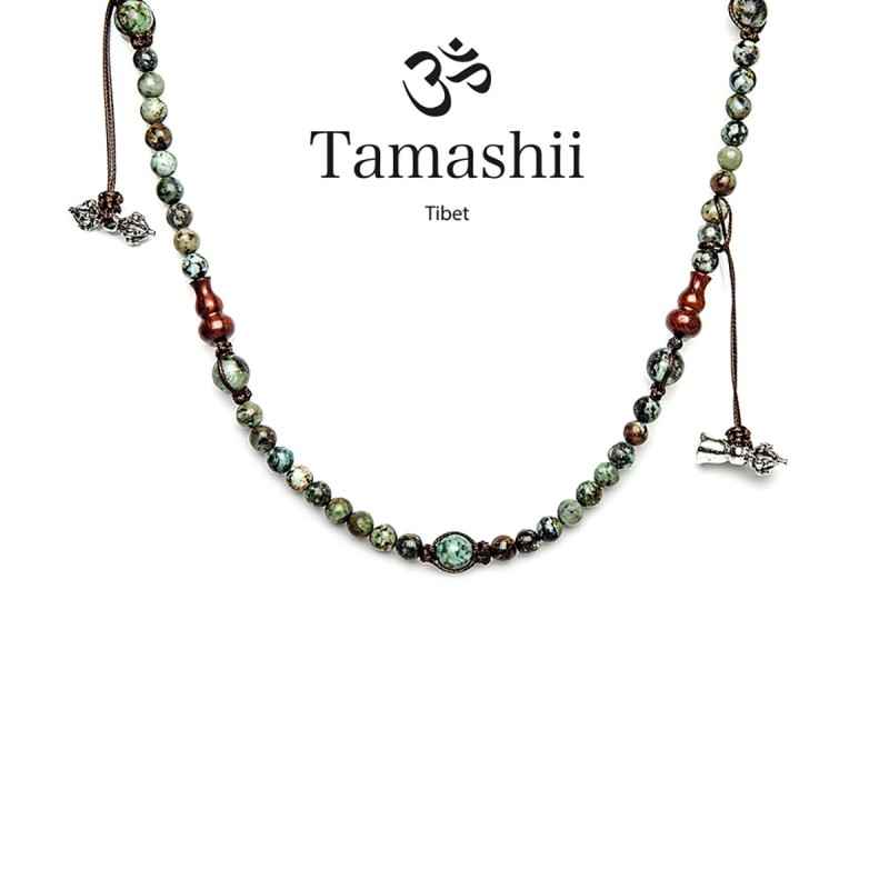 COLLANA TURCHESE UOMO-DONNA TAMASHII MUDRA CORTO