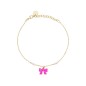 BRACCIALE CON FIOCCO ROSA FLUO DONNA RUE DES MILLE BRACCIALE CON FIOCCO ROSA FLUO DONNA RUE DES MILLE