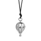 COLLANA SUONAMORE MONGOLFIERA ARGENTO CORDINO LE BEBE'