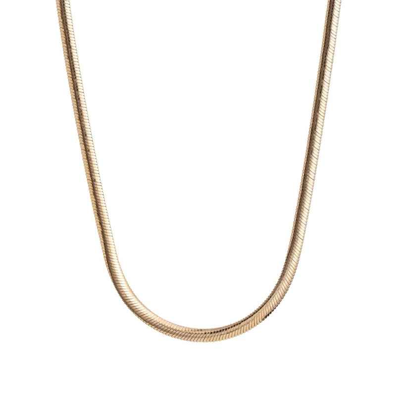 COLLANA CATENA PIATTA ZIGRINATA DONNA ALISIA GLENDA COLLANA CATENA PIATTA ZIGRINATA DONNA ALISIA GLENDA