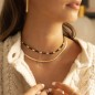 COLLANA CATENA PIATTA ZIGRINATA DONNA ALISIA GLENDA COLLANA CATENA PIATTA ZIGRINATA DONNA ALISIA GLENDA